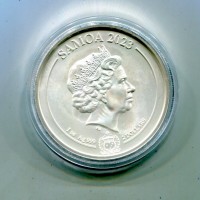 Samoa: 2 dollari 2023 "White Tiger" -Oncia-
