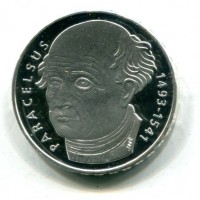 Svizzera, Confederazione: 20 franchi 1993 "Paracelsus"