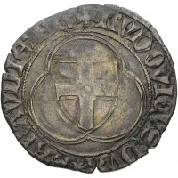 Ludovico (1434-1465): doppio bianco (MIR#161; Simonetti#7/4), grammi 2.77