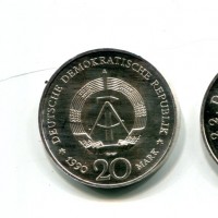 Germania, Rep. Democratica (1949-1990): 20 marchi 1990 (KM#139a)
