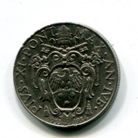 Vaticano, Pio XI (1929-1938): 50 centesimi 1933-34 (Gigante#51), colpetto al bordo
