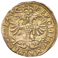 Maccagno, Giacomo III Mandelli (1618-1645): ducato in oro (MIR#339), grammi 3.20