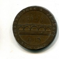 Gran Bretagna, Durham: token da 1 penny 1813
