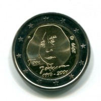 Finlandia 2014: 2 euro commemorativi "Tove Jansson"