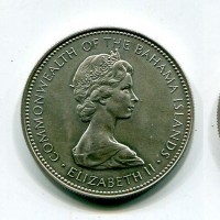 Bahamas, Elisabetta II (1952-2022): 1 dollaro 1972 (KM#22)