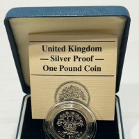 Gran Bretagna, Elisabetta II (1952-2022): 1 sterlina 1986 -Proof- (Spink#J4), in confezione ufficiale