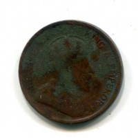 Straits Settlements, Edoardo VII (1901-1910): 1 cent. 1907 (KM#19)
