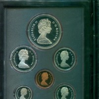 Canada, Elisabetta II (1952-2022): serie zecca 1981-Proof (KM#PS1), nella confezione ufficiale