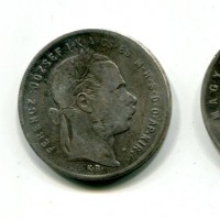 Ungheria, Francesco Giuseppe (1848-1916): 1 fiorino 1879 (KM#453.1), lucidata