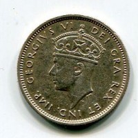 Cipro, Giorgio VI (1936-1952): 4 1/2  piastre 1938 (KM#24)