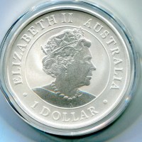 Australia, Elisabetta II (1952-2022): 1 dollaro 2022 "Koala" -Oncia- 
