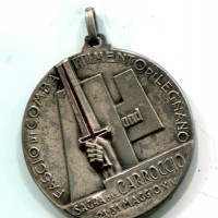 Medaglia fascista: "Fascio di Combattimento di Legnano-Sagra del Carroccio 21-31 Maggio XIV"