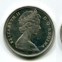 Canada, Elisabetta II (1952-2022): 50 cent. 1966 (KM#63)