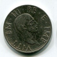 Vittorio Emanuele III (1900-1943): 2 lire 1936 "Impero" (Gigante#118)
