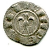 Messina, Enrico VI (1194-1197): denaro (MIR,25#53), gr. 0,60
