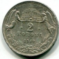 Ungheria, Francesco Giuseppe (1848-1916): 2 Korona 1912 (KM#493)
