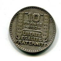 Francia, Terza Repubblica (1871-1940): 10 franchi 1932 (Gadoury#801)