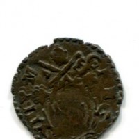Ancona, Gregorio XIII (1572-1585): quattrino (Muntoni#335)