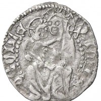 Aquileia, Ludovico II di Teck (1412-1420): denaro (Bernardi#69), gr. 0,60