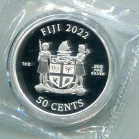 Fiji: 50 cent. 2022 "Dogs" -oncia-
