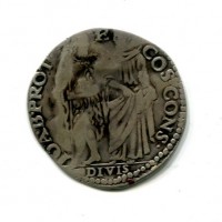 Firenze, Cosimo I de' Medici (1537-1574): giulio, II serie 1565  (MIR,367#154/1)
