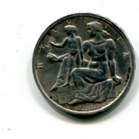 Svizzera, Confederazione: 5 franchi 1948 "Costituzione Federale", colpo al bordo
