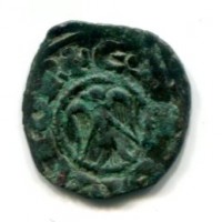 Messina, monetazione a nome di Enrico e Federico (1196-1197): denario (MIR#58)
