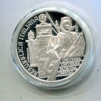 Italia 2022: 5 euro "Ottocentenario Università di Padova", nella confezione originale -proof-
