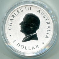 Australia, Carlo III (dal 2022): 1 dollaro 2025 "Australian Wedge-Tailed Eagle" -Oncia-
