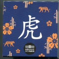 Francia 2022: 10 euro "Calendario Cinese-Anno della Tigre" Proof