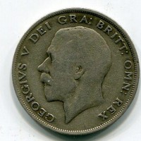 Gran Bretagna, Giorgio V (1910-1936): 1/2 corona 1922 (Spink#4021A)