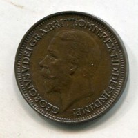 Gran Bretagna, Giorgio V (1910-1936): farthing 1932 (Spink#4061)