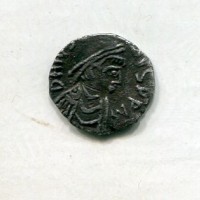 Giustiniano I (527-565 d.C.): siliqua, zecca di Cartagine (MIBE#51), gr. 1,19