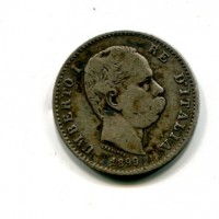 Umberto I (1878-1900): 1 lira 1899 (Gigante#40)

