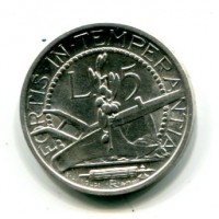 San Marino: 5 lire 1938 (Gigante#24)