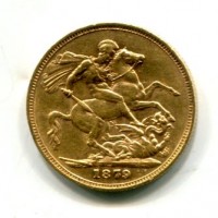 Australia, Vittoria (1837-1901): sterlina 1879-M (Spink#3857)
