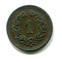 Svizzera, Confederazione: 1 rappen 1911
