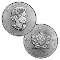 Canada, Elisabetta II (1952-2022): 5 dollari 2017 "Maple leaf" -oncia-
