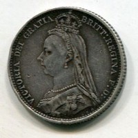 Gran Bretagna, Vittoria (1837-1901): 6 pence 1887-Jeb- (Spink#3928)