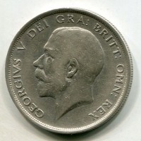 Gran Bretagna, Giorgio V (1910-1936): 1/2 corona 1921 (Spink#4021A)
