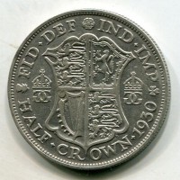 Gran Bretagna, Giorgio V (1910-1936): 1/2 corona 1930 (Spink#4037)