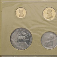 Malta, Sovrano Militare Ordine di Malta: proof set 1972, nel cartoncino originale