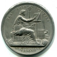Milano, Carlo Trivulzio (1715-1789): medaglia 1789, opus Guillemard. Diametro 46 mm. Gr. 34,57