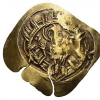 Andronico II Paleologo (1282-1328): hyperperon coniato con Michele IX tra il 1295-1305 (Sommer#80.1), grammi 4.04