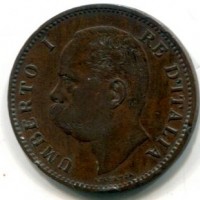 Umberto I (1878-1900): 5 cent.1895 (Gigante#51)

