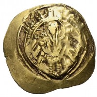 Andronico II Paleologo (1282-1328): hyperperon coniato con Michele IX tra il 1295-1305 (Sommer#80.1), grammi 3.93