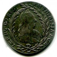 Austria, Maria Teresa (1740-1780): 20 kreuzer 1778-VCS (KM#1856)
