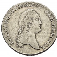 Germania, Sachsen, Friedrich August III (1763-1806): 2/3 tallero 1784-IEC, zecca di Dresda (Kahnt#1105)
