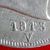 Venezia, Napoleone I (1805-1814): 2 lire 1813 marchio di zecca V su M (Gigante#146a). Curioso apostrofo dopo il secondo 1 in 1813 (181'3), non censito nella biliografia. Conservazione assolutamente eccezionale con fondi lucenti. In slab NGC MS62 -Top Pop-