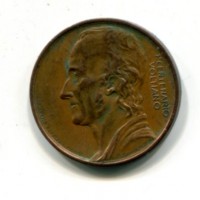 Como 1927: medaglia "Centenario Voltiano" opus Lorioli, diametro 25mm, 6,35gr